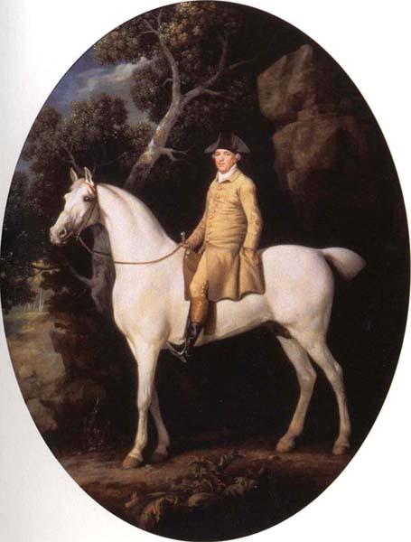 George Stubbs Self-Portrait on a White Hunter